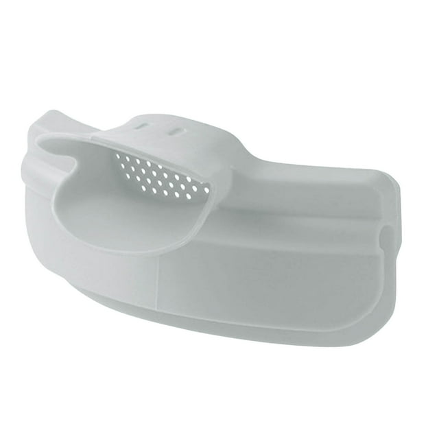 Tableware Spill Proof Kitchenware Funnel Diversion Device with Round Edge Silicone Nozzles for Mess Free Liquid Transfer in Gray Yellow