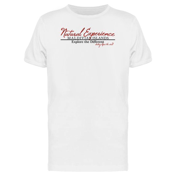 Natural Experience Lettering Tee Men's -Image by Shutterstock