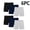 Gray, variant on 6 Pack Girls' Bike Shorts, Solid Color Athletic Pants, Casual Home & Dance Bottoms, Multicolor