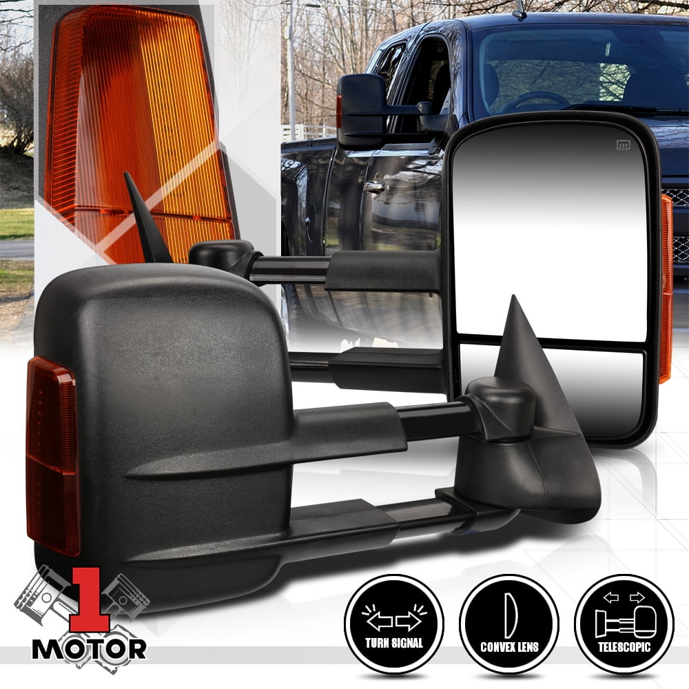 Left+Right For 99-07 Silverado Sierra Extend Telescoping Side Mirrors Manual