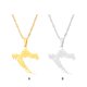 thumbnail image 2 of Collar de Acero inoxidable Minnieouse con colgante de mapa de Croacia Oro, 2 of 6