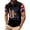 Black, variant on Great Britain UK London Polo Shirts for Men Summer Short Sleeve Novelty Graphic Tee 1986 Retro Slim Fit Breathable Comfort Button up Pullover Top Black XXXL