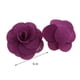 thumbnail image 5 of Paquete de 20 rosas artificiales de seda para decoración del hogar Morado oscuro, 5 of 9