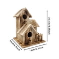 thumbnail image 2 of Wooden Squirrel Feeder for Garden Outdoor Use Shelter with Easy Design, 2 of 6