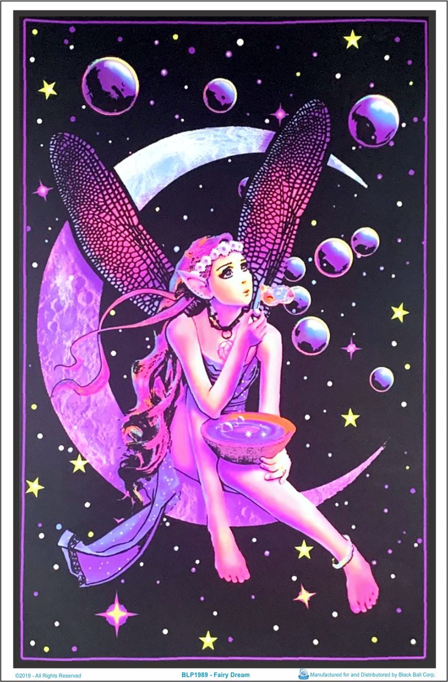 Dreaming In Wonderland 23 x 35 Black Light Poster
