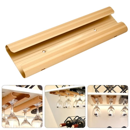 BESTYASH Wine Glass Holder Rack, Alloy Goblet Stand, Wine Glass Storage Organizer, 1 Set