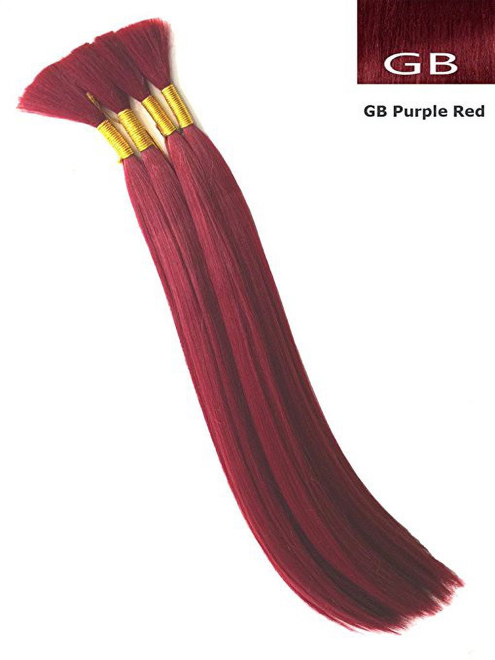Yaki Bulk Braiding Hair, Human Hair Blend, Braids Hair Extensions for Twists, Hot Selling, Length 18", 2 packs Color #BG
