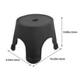 thumbnail image 2 of LOLIPPYY Toilet Potty Step Stool with Anti-slip for Home Use Black 1Pcs, 2 of 8