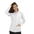 thumbnail image 2 of Women's Zip Front GT 4FLEX Warm-Up Scrub Jacket-White-X-Large, 2 of 6
