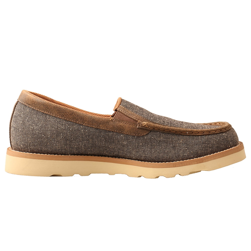 Men\'s Twisted X MCA0035 Moc Toe Slip On Dust Eco Tweed/Full Grain Leather Twisted X Men main image 4