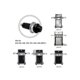 thumbnail image 4 of Compatible Igniter Button For Spirit E/s-210 310 315 320 330 Grills - Pack Of 2, 4 of 5