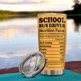thumbnail image 4 of School Bus Driver Gifts Personalized Drivers Tumbler Stainless Steel Insulated Coffee Travel Mug Cup With Lid 20oz 30oz Custom Name Birthday Christmas Appreciation Gift For Women Men, 4 of 6