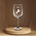 thumbnail image 4 of C&M Personal Gifts Horse with Barbwire Rustic Design 19 oz. Wine Glass - Western Themed, 4 of 4