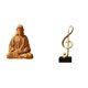 thumbnail image 1 of Estatua del Corazón de Jesús,Estatua del Sagrado Corazón de Jesús para decoración del hogar,Figura católica de Jesús,Figura de escritorio,Escultura de nota musical para, 1 of 8