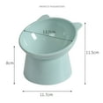 thumbnail image 2 of ACDANC Raised Cat Food Water Bowl Elevated Tilted Kitty Dishes Set of 3 Ceramic Dish for Indoor Cats Orthopedic Pet Food Stand Anti Vomiting 3 Bowl Cat Feeder Easy Assembly, 2 of 7