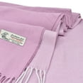 thumbnail image 6 of Womens Solid 2 Tones Winter Scarf Oversized Large Soft Warm Shawl Wrap 74"x28" Pink, 6 of 6