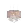 thumbnail image 3 of Avenue Lighting 12 Light Dual Mount/Flush & Hanging Beverly Dr. White Silk String - Exact Size, 3 of 7