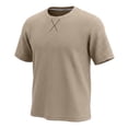 thumbnail image 2 of Cmfcve Corduroy T Shirts for Men Ribbed Crew Neck Summer Tops Casual Short Sleeve Vintage Pullover Tee, 2 of 5