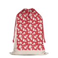 thumbnail image 2 of Christmas Bags Drawstring,Red Christmas Snowman Pattern Large Xmas Christmas Gift Bags,Reusable for Xmas and New Year Party Favors and Supplies,27.6" X 19.7", 2 of 5