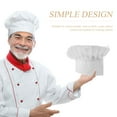 thumbnail image 2 of HINTRMENT 1Pack Chef Caps Cotton Cloth for Simple Design Catering Students, 2 of 4