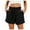 Black, variant on BYHONG Women's Solid Color High Waist Wide Leg Shorts - Summer Loose Fit Shorts with Pockets, Summer Shorts for Women Army Green L
