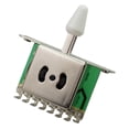 thumbnail image 3 of Interruptor de Pastilla de 3 Vías con Punta para Piezas de Guitarra Eléctrica - Blanco Sunnimix Interruptor de recogida de 3 vías, 3 of 5
