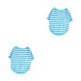 thumbnail image 3 of Chaleco para cachorros Methold Camisetas transpirables para perros Azul XXL 2piezas, 3 of 6