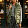 thumbnail image 2 of Women's Cropped Puffer Vest winter Lightweight Quilted Jacket Vest Sleeveless Stand Collar Zipper Coats with Pockets, 2 of 7