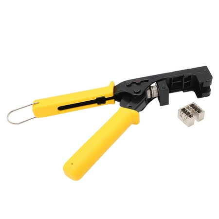 

Ratcheting Crimper PP Heat Resistant Handle Adjustable Electrophoresis Cold Rolling Terminal Crimper