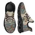 thumbnail image 1 of Zapatillas ligeras con cordones y plataforma con estampado de huellas de perro de Bohemia para mujer, zapatillas cómodas para correr, tenis para mujer, 1 of 6
