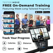 Teeter FreeStep LT3 Recumbent Cross Trainer Stepper, Zero-Impact Exercise Bike, Free App w/Trainer Workouts