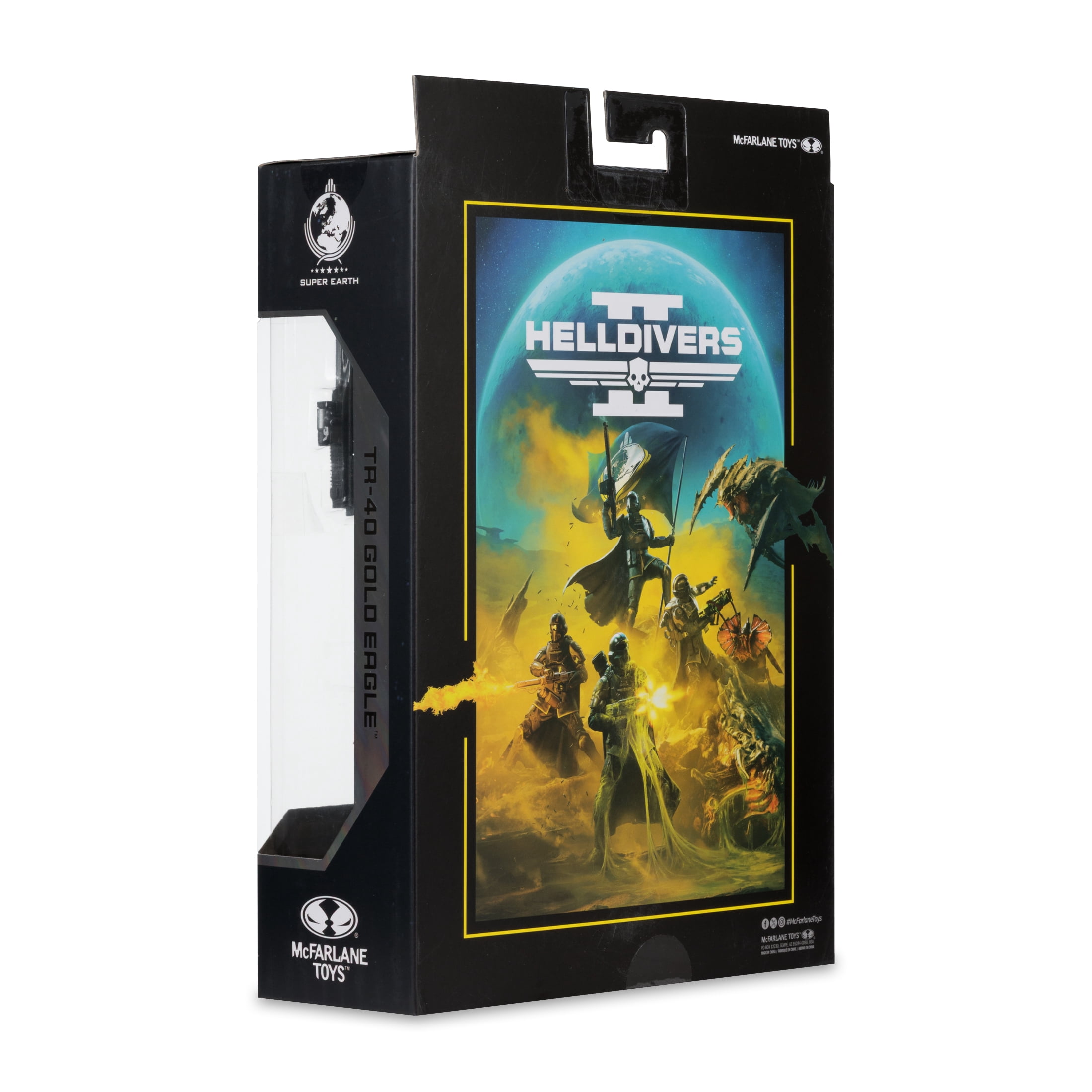 Helldivers 2 TR-40 Gold Eagle 7" Action Gaming Edition Figure - McFarlane Toys
