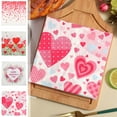 thumbnail image 2 of PEIBang 20Pcs Valentine’s Day Heart Paper Napkins,Disposable Paper Napkins Romantic Guest Towels for Valentine Anniversary Home Kitchen Party Supplies, 2 of 6