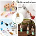 thumbnail image 5 of 2 ML Glass Wishing Bottle Sets Including 20 Pcs Jar Clear Glass Bottles 40 Pcs Iron Screw Eye Pin Peg Bails Tiny Glass Jars with Stoppers Small Message Bottles for Wedding Party, 5 of 5