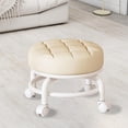 thumbnail image 7 of Wheeled Low Stool for Home Use | Rolling Shoe Stool with Casters | Multifunctional Small Seat for Sitting, Working, Sewing | Plastic and Sponge Mobile Stool for Living Room, Bedroom, 7 of 7