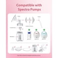 thumbnail image 2 of Juego de piezas de extractor de leche compatible con Spectra S1/S2/9 Plus, 2 of 8