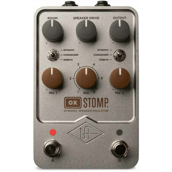 Universal Audio  OX Stomp Dynamic Speaker Emulator Stereo Pedal