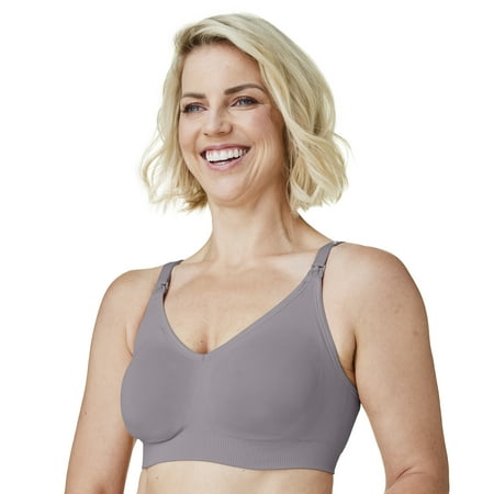 BRAVADO! DESIGNS Sustainable Nursing Bra | Body Silk Seamless | Silver Belle | XXL