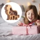 thumbnail image 3 of Animal De Madera Personalizada, Hucha De Moneda De Animal Para Niñas Y Niños, Adorno De Regalo Personalizado De Cumpleaños De Navidad Único Cateissary HA045179-03, 3 of 6