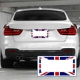 thumbnail image 4 of Sloboki United Kingdom Flag Patriotic License Plate Frame Universal Aluminum Metal Car Tag Holders Cars Decor, 4 of 5