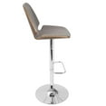 thumbnail image 3 of Tabouret de bar moderne milieu-du-siècle Serena, de LumiSource, 3 of 8