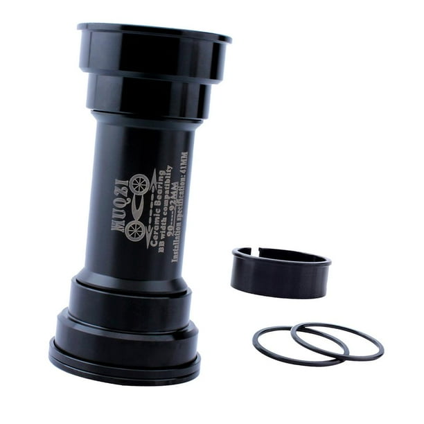 Eje de pedalier de cerámica para bicicleta BB90-92 Negro