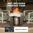 thumbnail image 4 of MBY 6-Piece Aluminum Patio Furniture Set with Fire Pit Table, Oversized Outdoor Sectional Sofa with Corner Seat, All-Weather Conversation Set for Deck, Garden, Backyard-White, 4 of 6