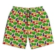 thumbnail image 5 of Goofa Vegetable Printed Mens Swim Trunks Summer Quick Dry Short Beach Swimwear Bathing Suits-Medium, 5 of 9