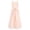 Pink, variant on CHICTRY Girls Chiffon High Waist Birthday Party Pageant Dresses with Sash