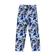 thumbnail image 3 of Haiem Blue Lightning2 Men's Pajama Pants Ultra Lightweight Pjs Bottoms Sleepwear Bottom Pants With Pocket Drawstring-, 3 of 7