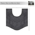 thumbnail image 6 of HOME WEAVERS Waterford Collection Cotton Contour Rug, 20" x 20", Gray, 6 of 9