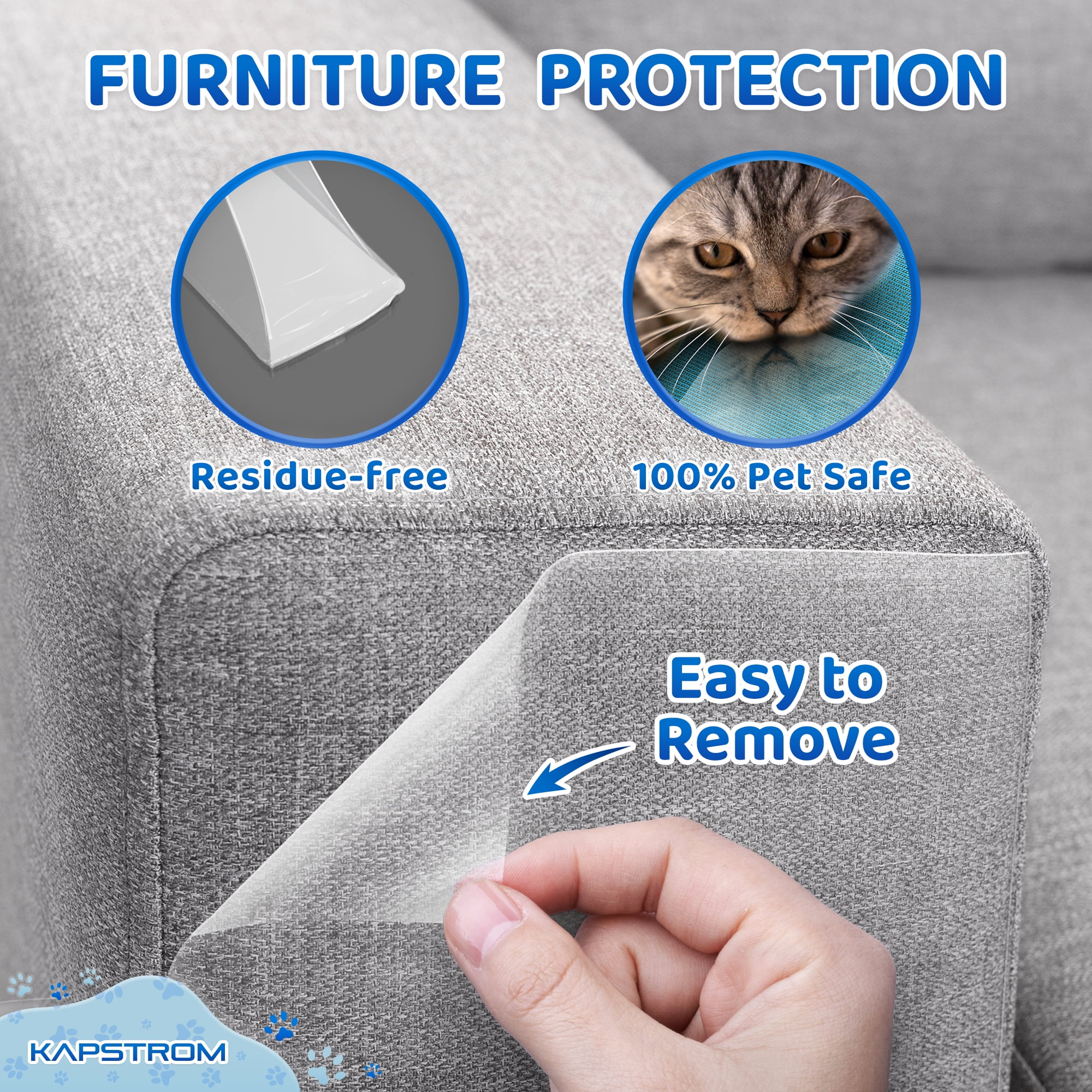 Greyparrot Cat Scratch Deterrent Furniture Protector Tape for Sofa, Do –  KOL PET