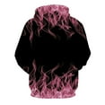 thumbnail image 3 of Oalirro Men Tie-dye Hoodies Men's Color Block Pullover Graphic Sweatshirt With Pockets, 3 of 3