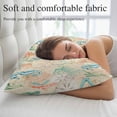 thumbnail image 5 of Teal Red Coastal Pillow Covers 12"x20", Nautical Seahorse Beach Coral Starfish Beige Soft Brushed Microfiber Breathable Throw Pillow Covers, Decorative Pillowcase with Zipper for Couch Sofa Bedroom, 5 of 9